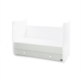 Bed DREAM NEW 60x120 white+milky green /transformed into a child bed/
